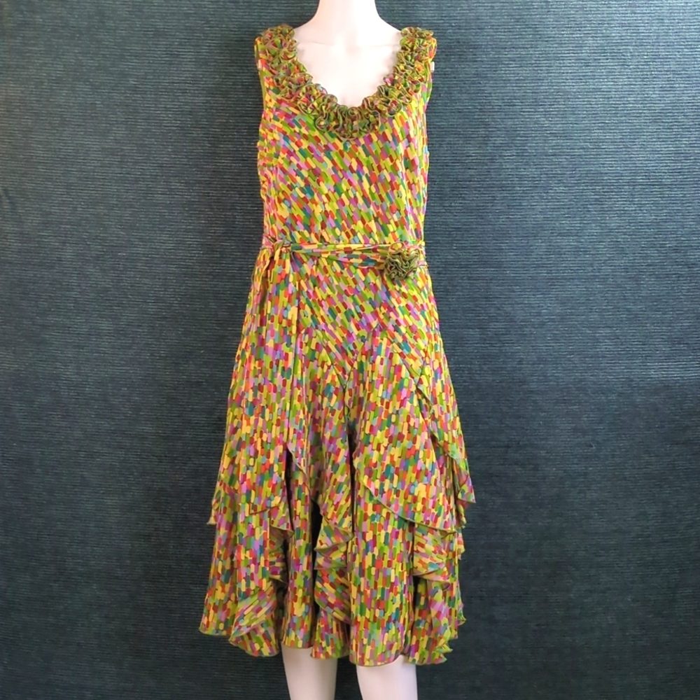 Vintage 90s Bethany Confetti Party Dress